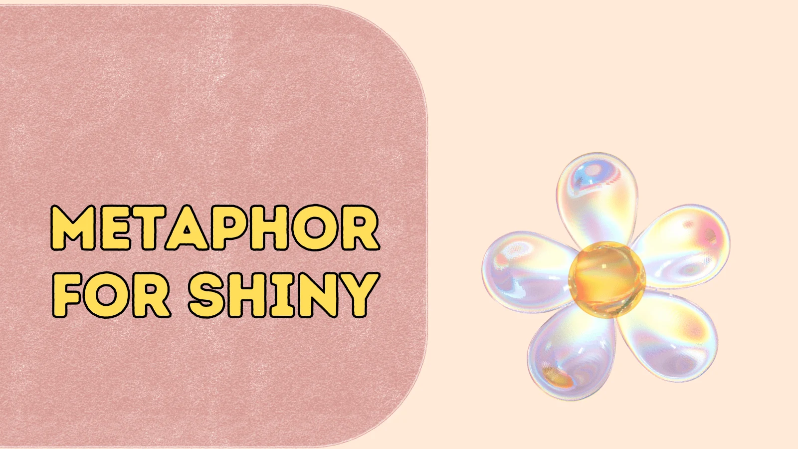 Metaphor for Shiny